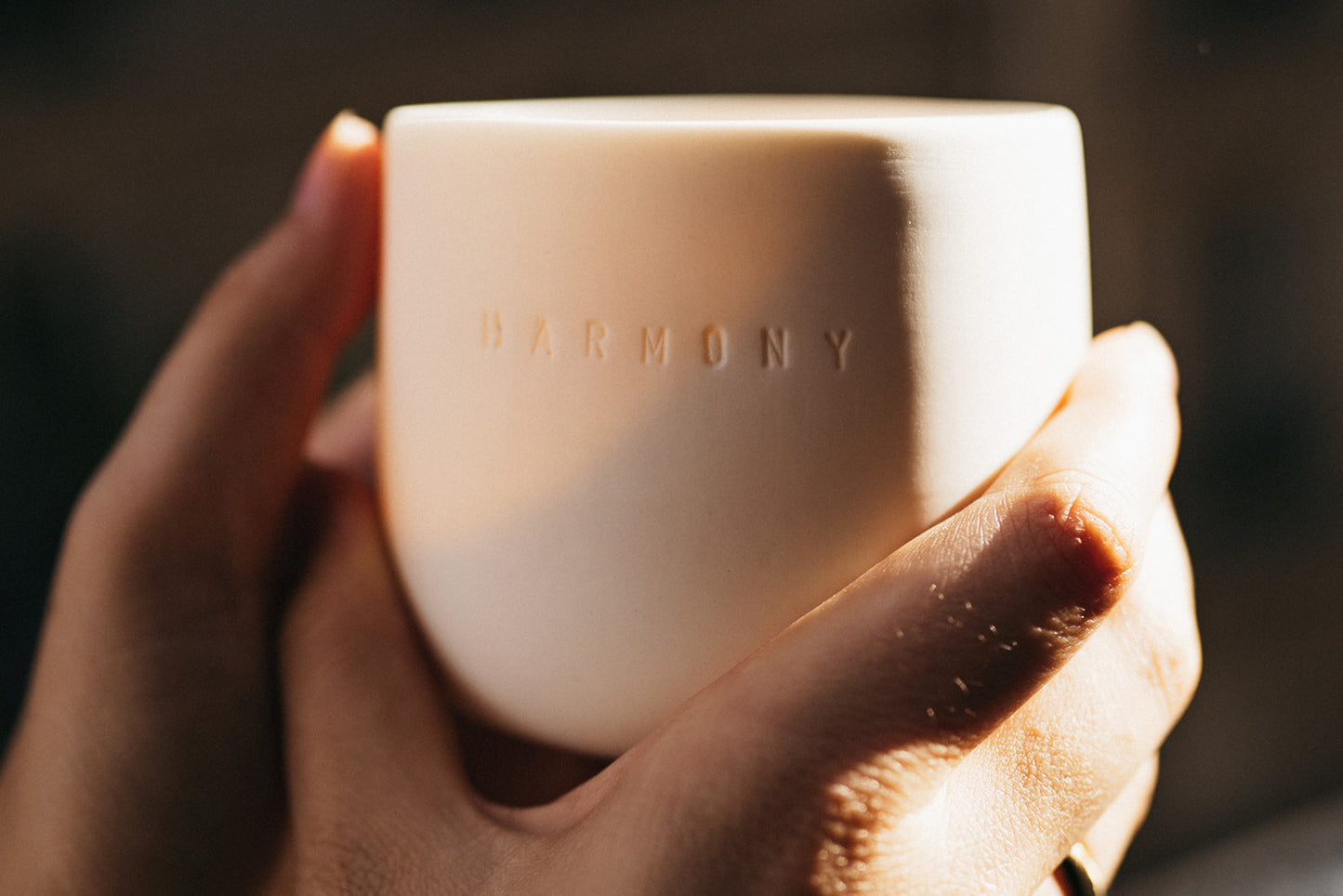 Design your own Rituals Mug (White & Bronze color)