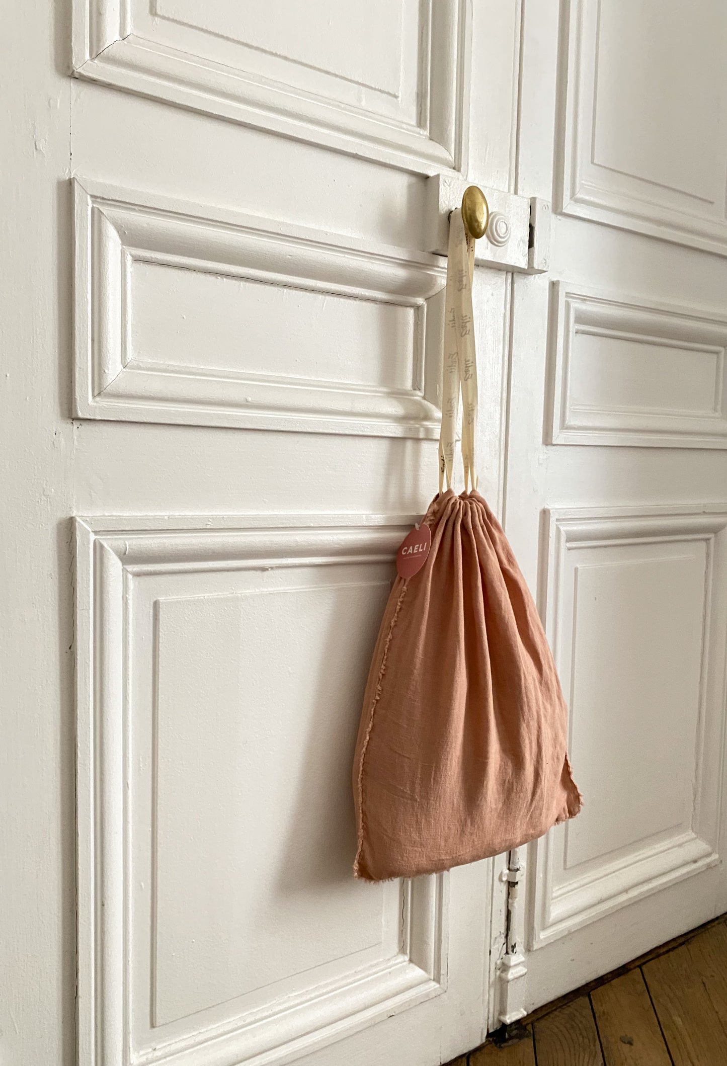 Linen Throw - Rose Dust