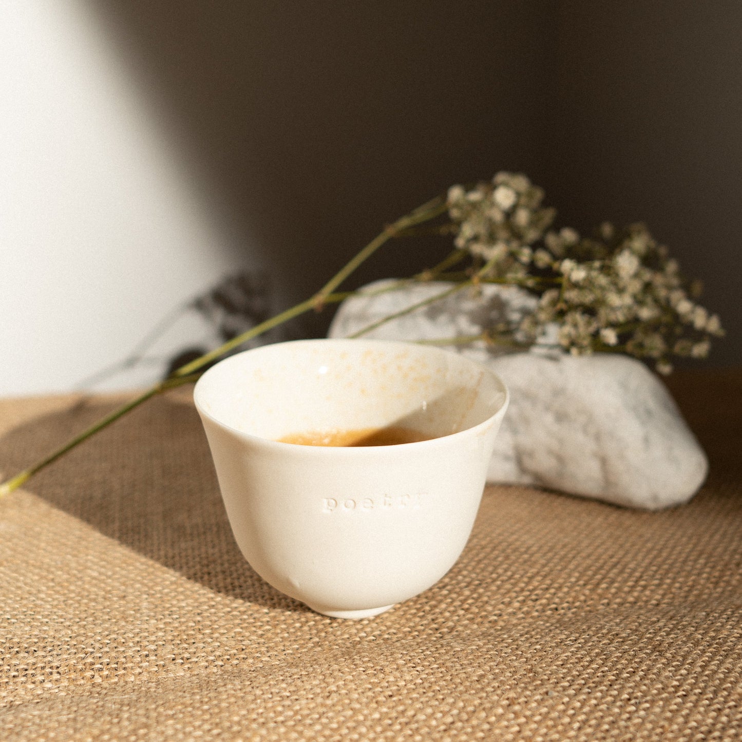 white espresso cup