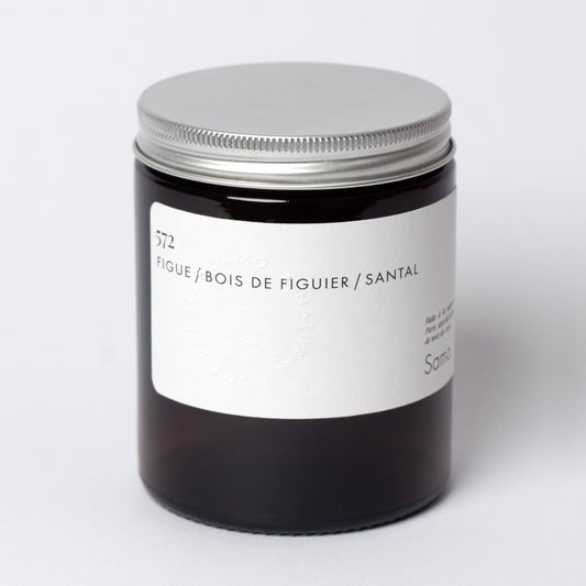 figue and sandalwood candle (medium size)