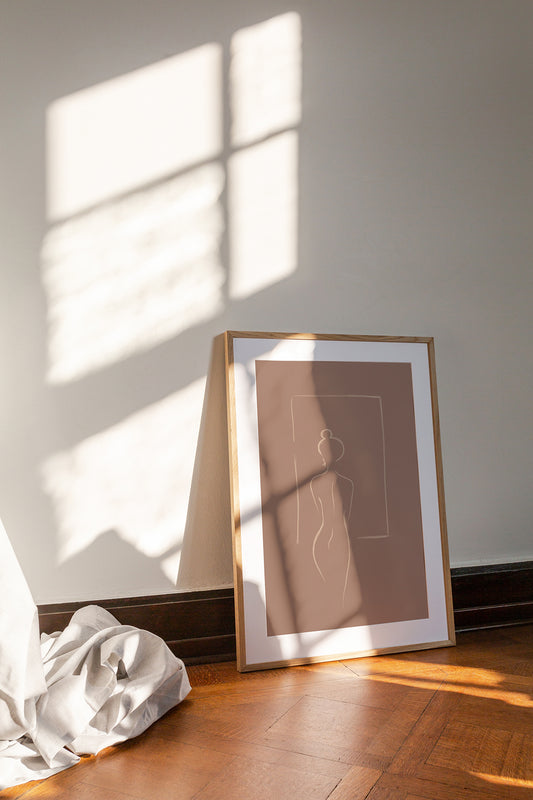 La femme à la fenêtre - Pencil (Poster)